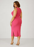 Cutout Midi Bodycon Dress