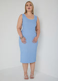 Plus Size Tank Dress Plus Size Casual Knit Dress Matching Set