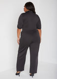 Knotted Straight Leg Jumpsuit