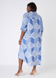 Printed Midaxi Shirtdress