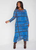 Plus Size denim maxi dress plus size wrap dress plus size fashion