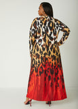 Ombre Leopard Duster