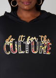 Do It For Culture Hooded Dress