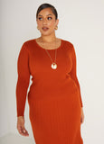 Plus Size ribbed sweater set plus size knit top sets plus size skirt set