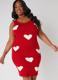 Heart Sweater Dress