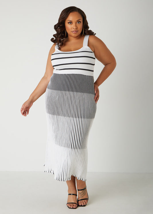 Striped Maxi Tank Dress