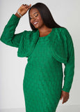 Plus Size Bolero Plus Size Textured Knit Jacket Plus Size Set