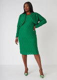 Textured Knit Sheath Dress