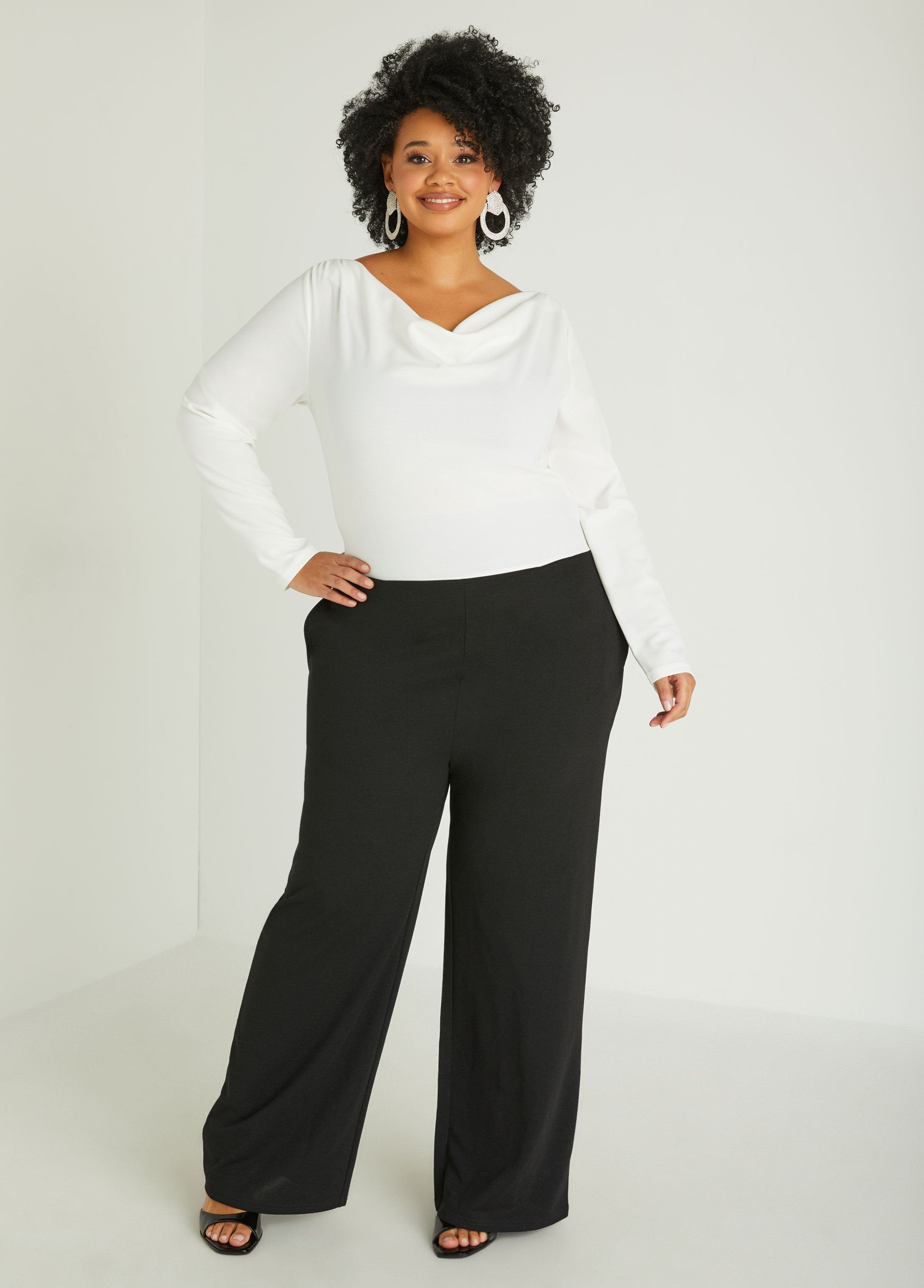 Plus Size Classic Black And White Jumpsuit Plus Size Cocktail Looks