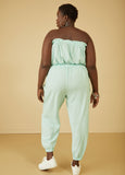 Strapless Joggers Jumpsuit