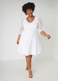 Plus Size Spring Dress Plus Size Dresses Plus Size Fit Flare Dress