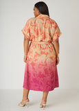 Ombre Paisley Midaxi Shirtdress