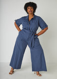 Plus Size Jumpsuit Plus Size Denim Jumpsuit Plus Size Jean Jumpsuit