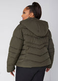 Camo Lined Puffer Jacket