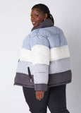 Colorblock Puffer Jacket