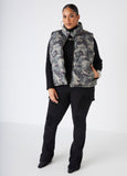 Camo Print Puffer Vest