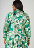 Floral Print Track Jacket