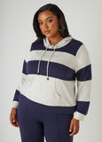 Striped Hooded Pullover