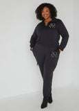 Plus Size Love Joggers Plus Size Sweatpants Matching Set