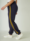 High Rise Striped Joggers