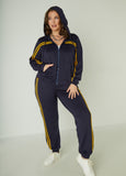 Plus Size Striped Joggers 2000 Track Pants Matching Streetwear Set