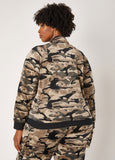 Camo Velour Track Jacket