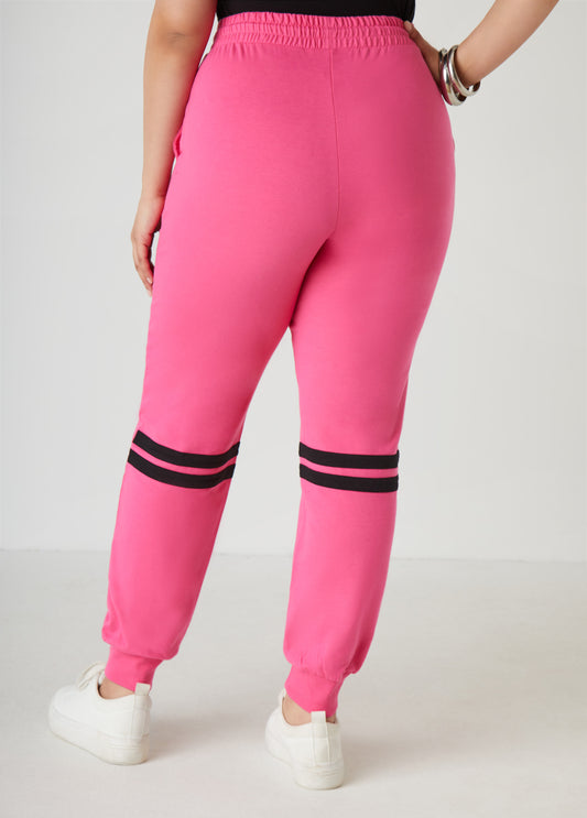 Striped French Terry Joggers