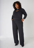 Plus Size French Terry Pants Streetwear Plus Size Matching Set