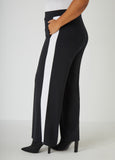 Striped Straight Leg Track Pants