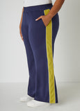 Two Tone Wide Leg Track Pants