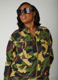 Camo Print Jacket