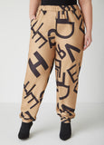 Alphabet Print Joggers