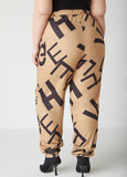 Alphabet Print Joggers