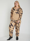 Plus Size Alphabet Joggers Plus Size Sweatpants Matching Set