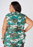 Camo Print Storm Flap Vest