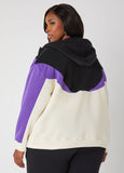 Colorblock Fleece Hoodie