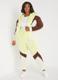 Colorblock Fleece Hoodie