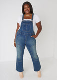 Plus Size Classic Denim Overalls Plus Size Denim Bootcut Overall