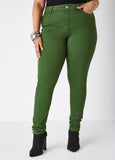 Plus Size High Rise Jeggings High Waist Denim Skinny Jeans