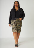 Two Tone Camo Bermuda Shorts