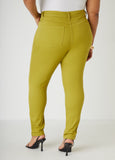 Cuffed Mid Rise Jeggings