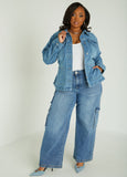 Belted Denim Shacket