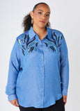 Sequined Chambray Shirt