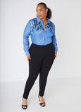 Plus Size chambray shirt plus size denim shirt plus size jean shirt