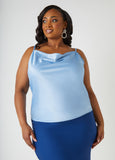 Plus Size Satin Cami Tops Plus Size Tank Plus Size Tops