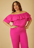 Plus Size Blouse Plus Size Off The Shoulder Top Plus Summer Set