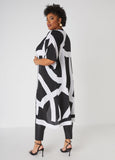 Abstract Print Kimono