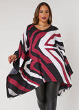 Plus Size Blouses Plus Size Printed Tops Plus Size Poncho Blouse