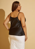 Draped Satin Cami