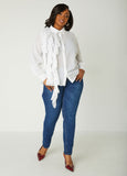 Ruffled Collared Shirt